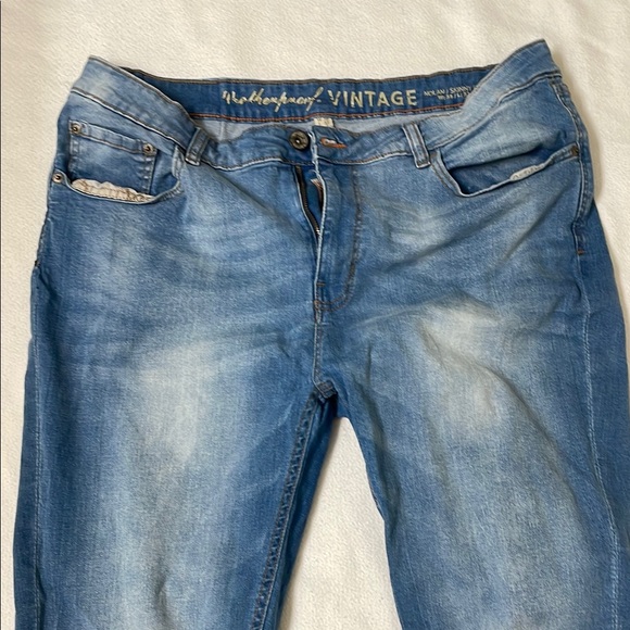 Weatherproof Other - Blue Skinny Fit Jeans with Natural Fading